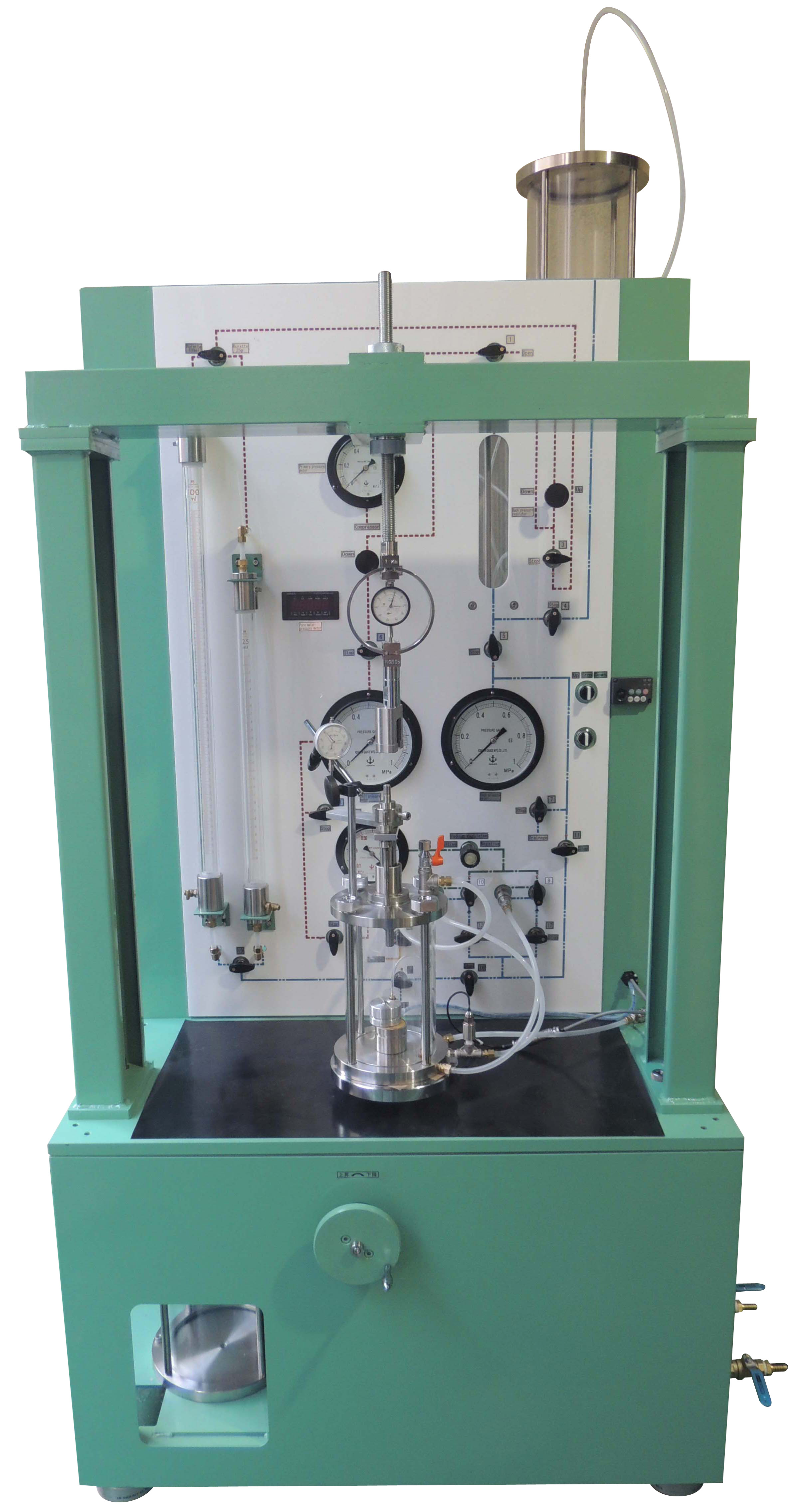 土の三軸試験装置　供試体φ5×10・φ10×20兼用